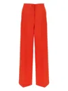 Brioni Wool-silk Pants In Red