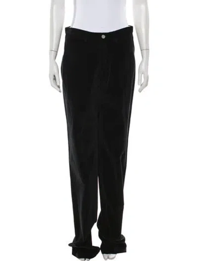 Pre-owned Brioni Wool Straight Leg Pants In Black