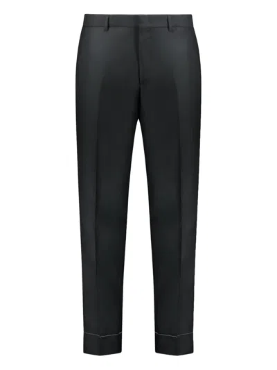 BRIONI WOOL TAILORED TROUSERS