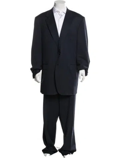 Pre-owned Brioni Wool Two-piece Blazer In Black