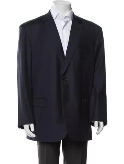 Pre-owned Brioni Wool Two-piece Blazer In Blue