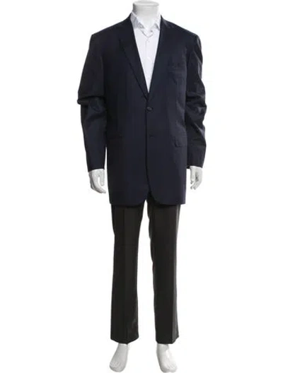 Pre-owned Brioni Wool Two-piece Blazer In Blue