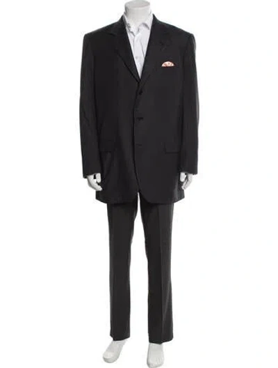 Pre-owned Brioni Wool Two-piece Blazer In Gray