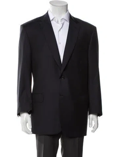 Pre-owned Brioni Wool Two-piece Blazer In Gray
