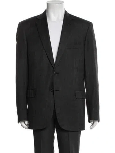 Pre-owned Brioni Wool Two-piece Blazer In Grey