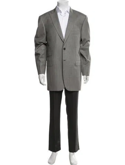 Pre-owned Brioni Wool Two-piece Blazer In Grey