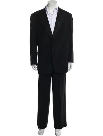 Pre-owned Brioni Wool Two-piece Suit In Black