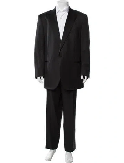 Pre-owned Brioni Wool Two-piece Suit In Black