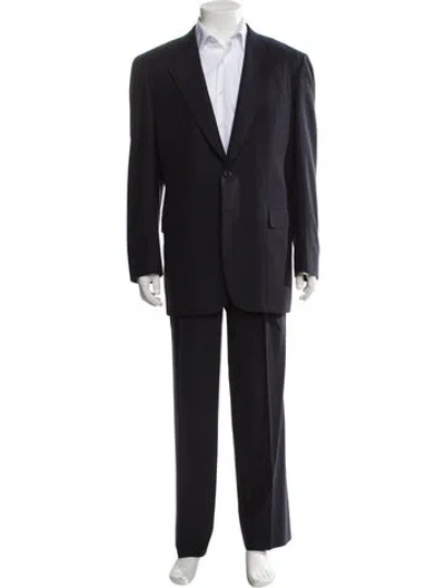 Pre-owned Brioni Wool Two-piece Suit In Gray