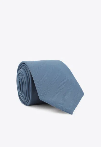 BRIONI WOVEN SILK TIE