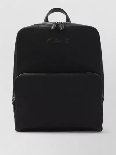 Brioni Zip Backpack Adjustable Straps Top Handle In Pink