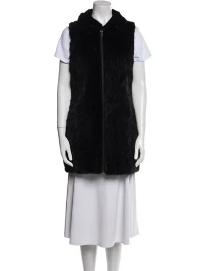 Pre-owned Brisa Collection Vest In Black