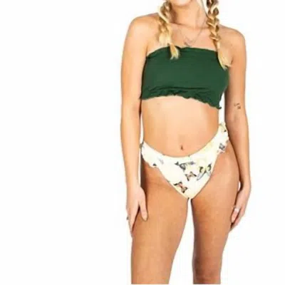 Brisea Swim Angelina Bikini Top In Sativa In Green