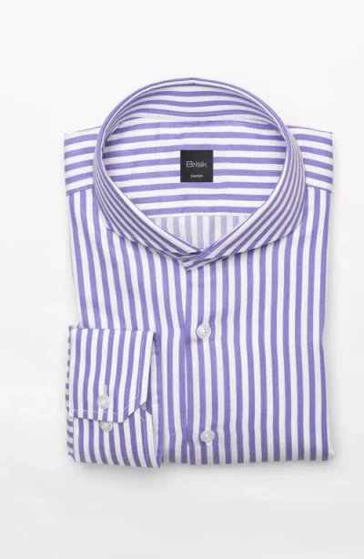 Brisk Bengal Twill Stripes Pima Cotton Shirt