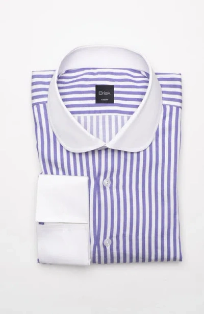 Brisk Bengal Twill Stripes Pima Cotton Shirt