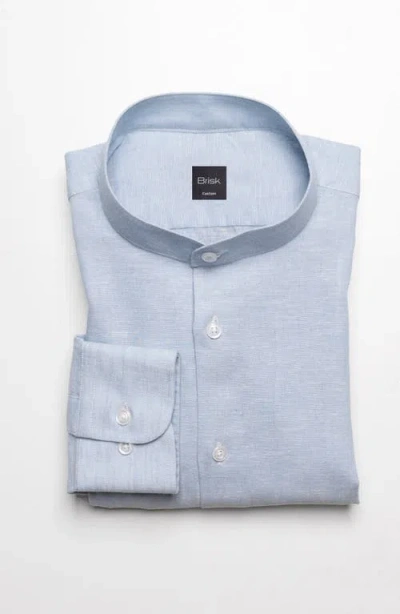 Brisk Cotton Linen Shirt In Light Blue