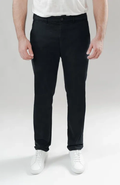 Brisk Ultraflex Slim Fit Chino In Black