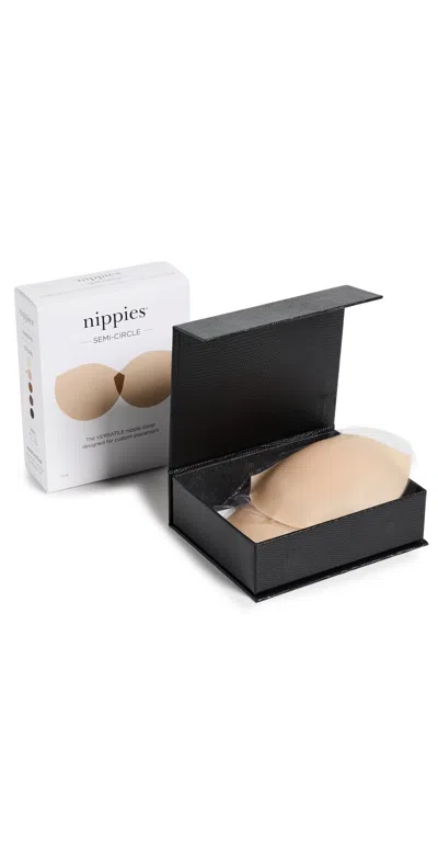 Bristols 6 Nippies Semicircle Nipple Covers Caramel In Brown