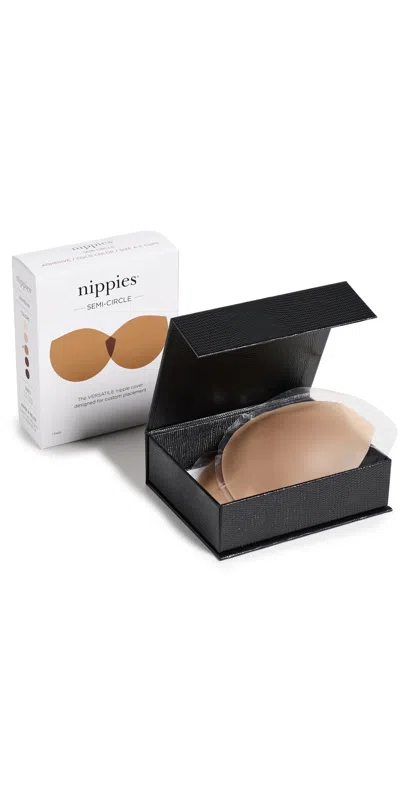 Bristols 6 Nippies Semicircle Nipple Covers Coco In Brown