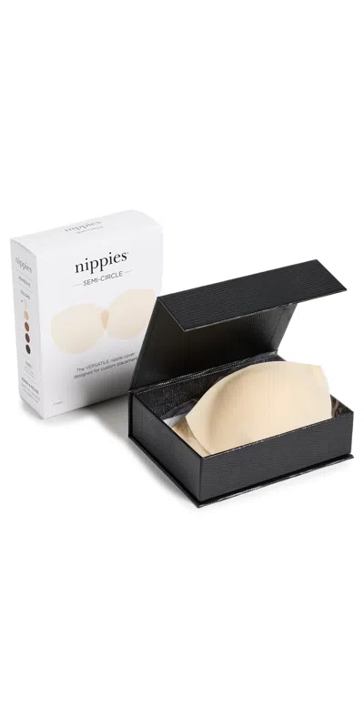 Bristols 6 Nippies Semicircle Nipple Covers Creme In Neutral