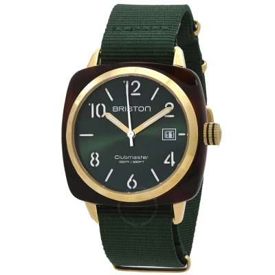 Briston Clubmaster Classic Quartz Green Dial Men's Watch 15240.pya.t.10.nbg