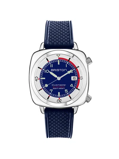 Briston Clubmaster Legend Compressor 42mm Watch In Blue