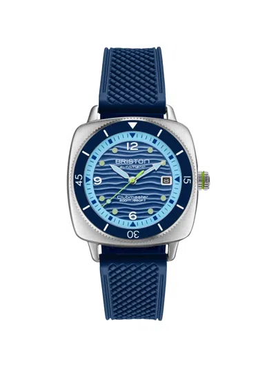 Briston Clubmaster Legend Diver 40mm Watch In Blue