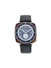 Briston Clubmaster Legend Small Second 39mm In Blue