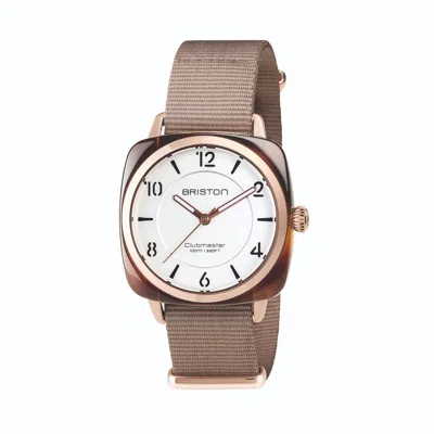 Briston Men's Clubmaster Chic - White