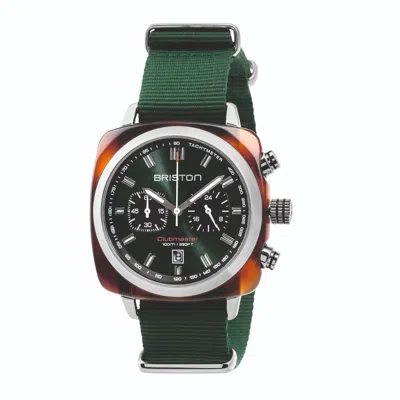 Briston Men's Clubmaster Sport Chrono - British Green