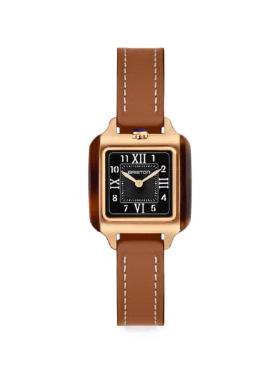 Briston Streamliner Kennedy 25mm Watch In Brown