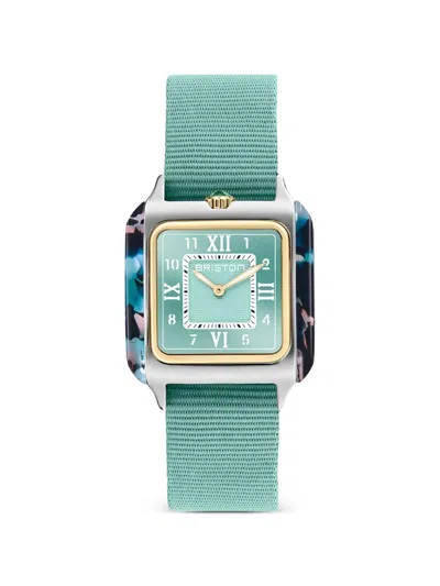 Briston Streamliner Kennedy 30mm Watch In Green