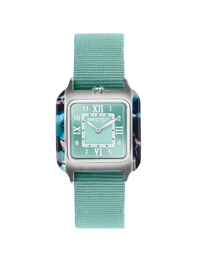 Briston Streamliner Kennedy 30mm Watch In Green