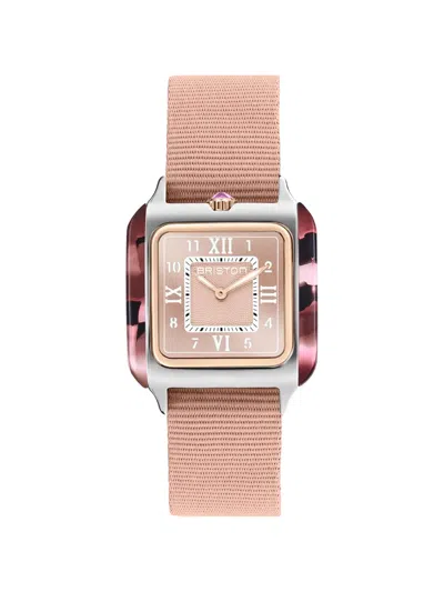 Briston Streamliner Kennedy 30mm Watch In Brown