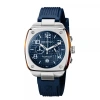 Shop Briston Streamliner Urban 22142.s.t.15.rnb – 42mm Chronograph, Navy Dial, Rubber Strap