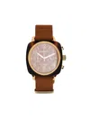 Briston Watches Clubmaster Classic Chrono 40mm In Brown