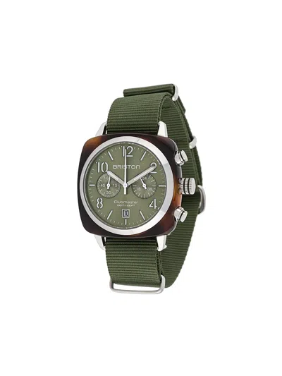 Briston Watches Clubmaster Classic Chrono 40mm In Green
