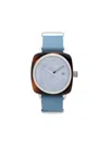 Briston Watches Clubmaster Classic Hms Date 40mm In Blue