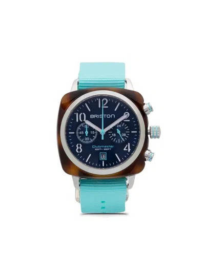 Briston Watches Clubmaster Classic Summer Vibes 40mm In Blue