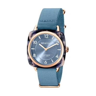 Briston Watches Mod. 21536.pra.ub.25.nib Gwwt1 In Blue
