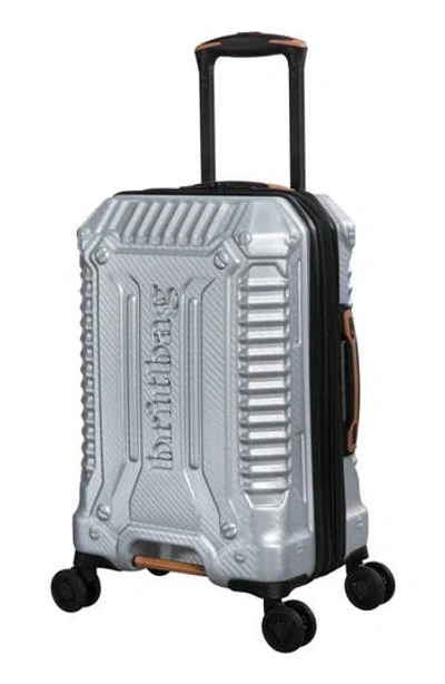Britbag Annamite 21-inch Hardside Carry-on Luggage In Silver