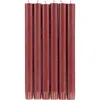 British Colour Standard Set Of 6 Guardsman Red Dinner Candles In Red