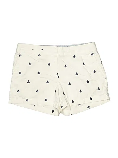 Pre-owned British Khaki Shorts In White