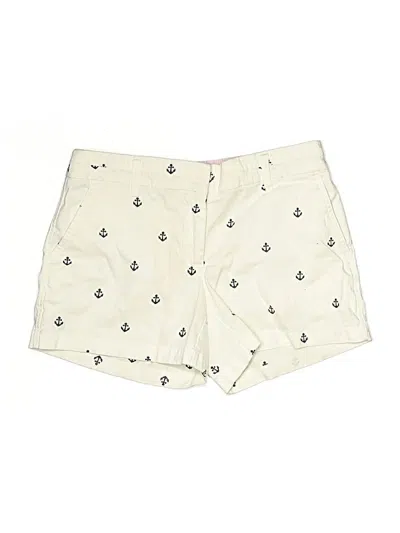 Pre-owned British Khaki Shorts In White