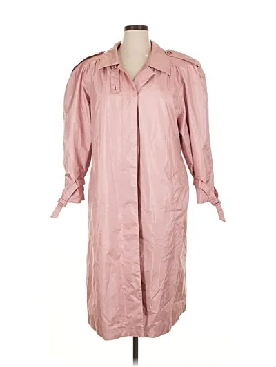 Pre-owned British Mist Trenchcoat In Pink