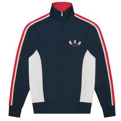 British Vintage Boxing Blue Bvb Sport Track Top