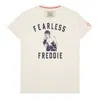 British Vintage Boxing Men's Fearless Freddie T-shirt - Vintage White