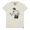 British Vintage Boxing Men's White Aldgate Sphinx T-shirt In White