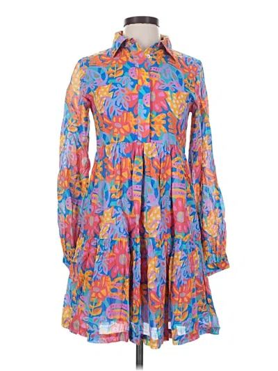 Pre-owned Briton Court Casual Dress In Blue