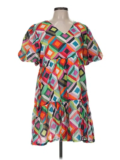 Pre-owned Briton Court Casual Dress In Orange